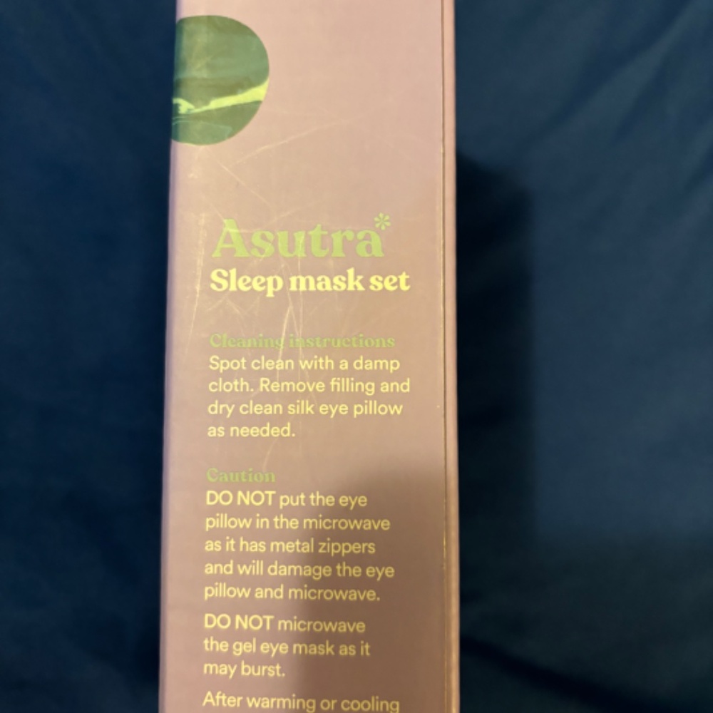 Asutra Sleep Mask Set - Picture 2 of 10